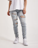 Smoke Rise Janis High-Rise Skinny Ripped Jeans