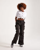 Smoke Rise Windbreaker Utility Wide-Leg Cargo Pants
