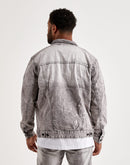 Smoke Rise Overspray Denim Jacket
