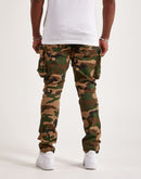 Smoke Rise Twill Slim Tapered Cargo Pants