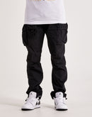 Smoke Rise Utility Peach Nylon Cargo Pants