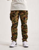 Smoke Rise Utility Peach Nylon Cargo Pants