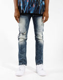 Smoke Rise Thread Denim Slim Fit Jeans