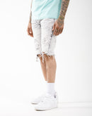 Smoke Rise Rip Off Denim Shorts