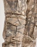 Smoke Rise Utility Stacked Flared Cargo Pants