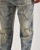 Smoke Rise Rip & Repair Straight Denim Jeans