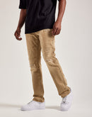Smoke Rise Wave Effect Straight Denim Jeans