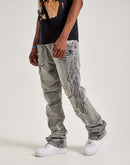 Smoke Rise Studded Flame Jeans