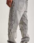Smoke Rise Studded Flame Jeans