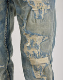 Smuggler's Moon Rip & Repair Denim Jeans