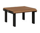 Berlin Gardens, Stationary Footstool, Antique Mahogany on Black