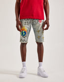 Embellish Nyc Rip-Off Denim Shorts