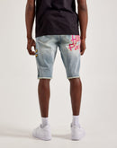 Embellish Nyc Rip-Off Denim Shorts