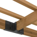 SummerCove 10.5 ft. x 10 ft. Cedar Wood Pergola with Adjustable Hanging Planters