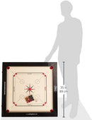 Surco Prime Carrom Board with Coins, Striker & Powder, 16mm - Store Pickup Only, Open Box