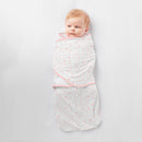 Cotton Swaddle Trio - Pink Star