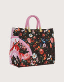 Sprayground Pink Flowers Tote Bag