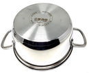 Tabakh Stainless Steel Casserole With Glass Lid 20cm