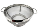TABAKH Stainless Steel Multipurpose Basket | Fruit Basket | Vegetable Basket (9 Inch Diameter)