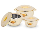 TABAKH Nova Super Grand Insulated Hot Pot Set 3pc (3500ml+5500ml+7500ml)
