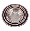 TABAKH Stainless Steel Bowls Set 4pcs, Red