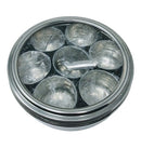 TABAKH Stainless Steel Masala Dabba/Spice Container Box with 7 Spoons