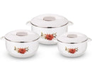 TABAKH Nova Super Grand Insulated Hot Pot Set 3pc (3500ml+5500ml+7500ml)