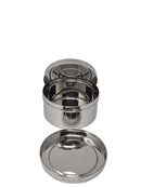 TABAKH Round Stainless Steel Food Pack / Lunch Box Size