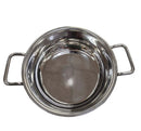 TABAKH Stainless Steel Kadai Flat Bottom