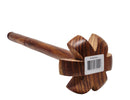 TABAKH Wooden Kitchen Masher, Traditional Dal Ghotni Mixer, Handmade Blender Tool, Ravai
