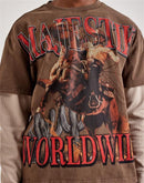Majestik Worldwide Stallion Long-Sleeve Tee