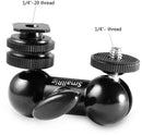 SmallRig Cool-Ballhead-V1 Multi-function Double BallHead w/ shoe mount & 1/4" screw 1135