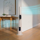 Shark® TurboBlade™ Cool + Heat Bladeless Tower Fan & Heater for Customizable Year-Round Indoor Use, Dove