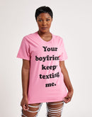 Married to the Mob Texting Me Tee