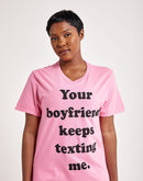 Married to the Mob Texting Me Tee