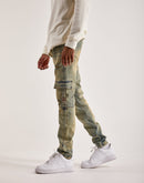 THRT Varsity Denim Cargo Jeans