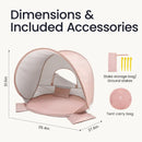 Tiny Land® Baby Beach Tent – Play Tent for Outdoor Fun