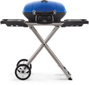 TravelQ™ 285X Portable Propane Gas Grill with Scissor Cart, Blue