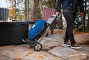TravelQ™ 285X Portable Propane Gas Grill with Scissor Cart, Blue