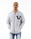True Religion Large Horseshoe Full-Zip Hoodie