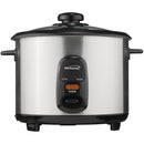Brentwood TS-10 5-Cup Uncooked/10-Cup Cooked Rice Cooker, Stainless Steel 110V