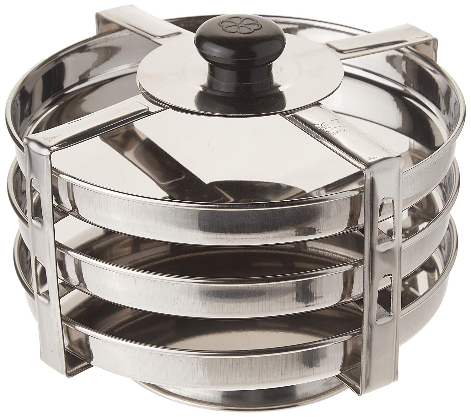 TABAKH Food Container Stackable Stainless Steel Pressure Cooker Steame ...
