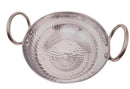 Tabakh Handmade Aluminium Hammer Flat Bottom Kadai Frying Pan Cooking 12.5"