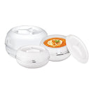 TABAKH Palazio Mega Set of 3 Hot-Pot Casseroles (2500ml,3200ml,5500ml)
