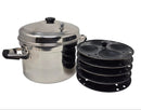 TABAKH Stainless Steel Idli Cooker with 5-Racks Non-Stick Idly Stand