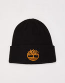 Timberland Logo Cuff Knit Contrast Beanie