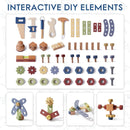 Wooden Toy Workbench - Misty Blue