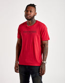 True Religion Arched Logo Jet Crystal Tee