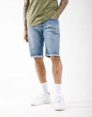 True Religion Rickey Straight Denim Shorts