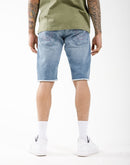 True Religion Rickey Straight Denim Shorts